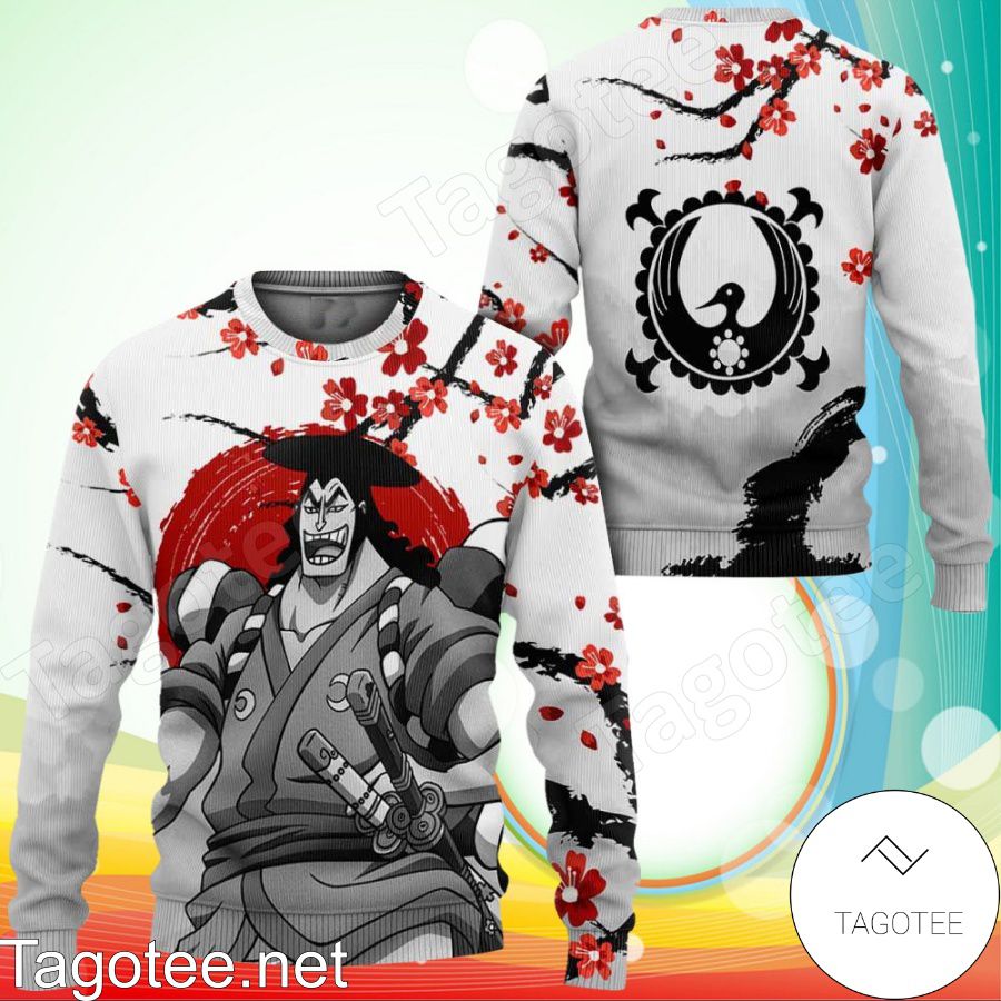 Kozuki Oden One Piece Manga Anime Premium Xmas Ugly Christmas Sweater