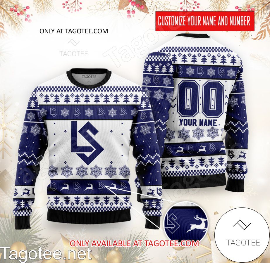 Lausanne-Sport Custom Ugly Christmas Sweater - BiShop
