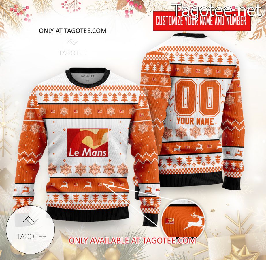 Le Mans Basketball Custom Ugly Christmas Sweater - MiuShop
