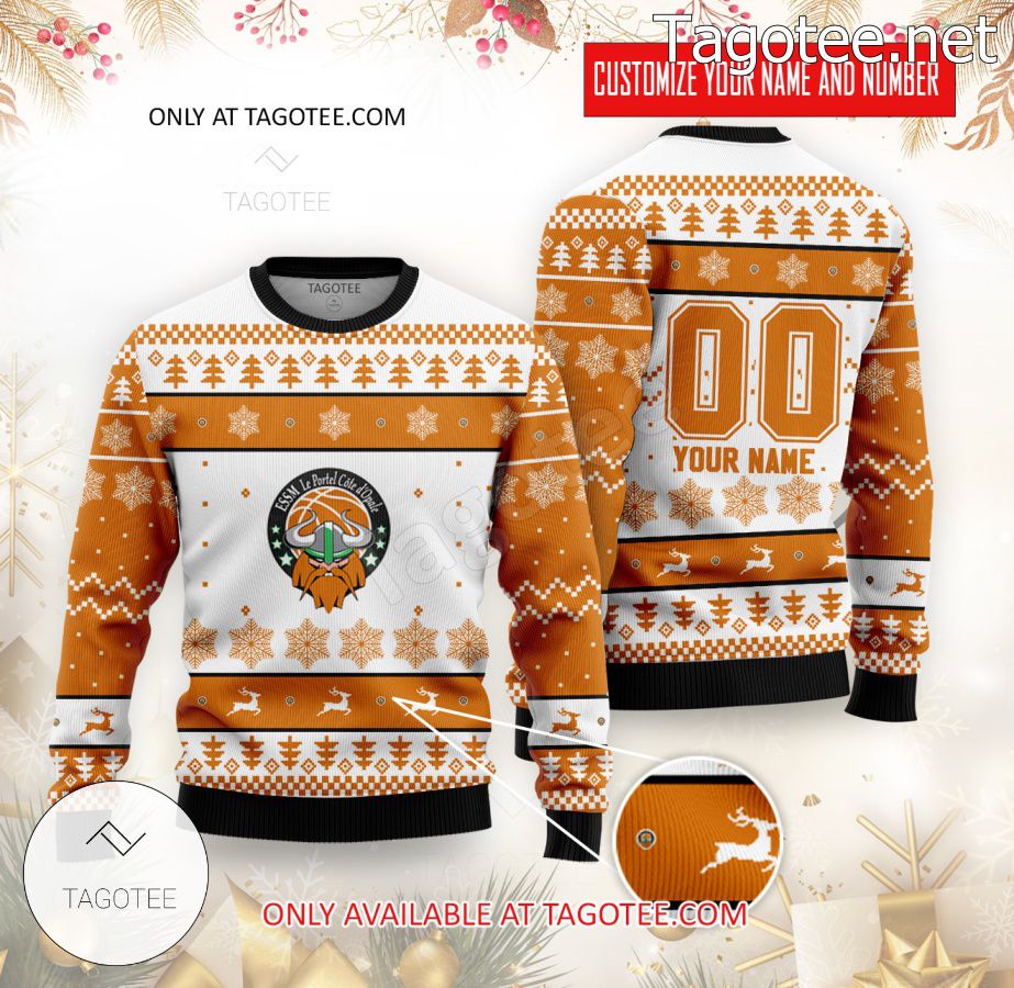 Le Portel Basketball Custom Ugly Christmas Sweater - MiuShop