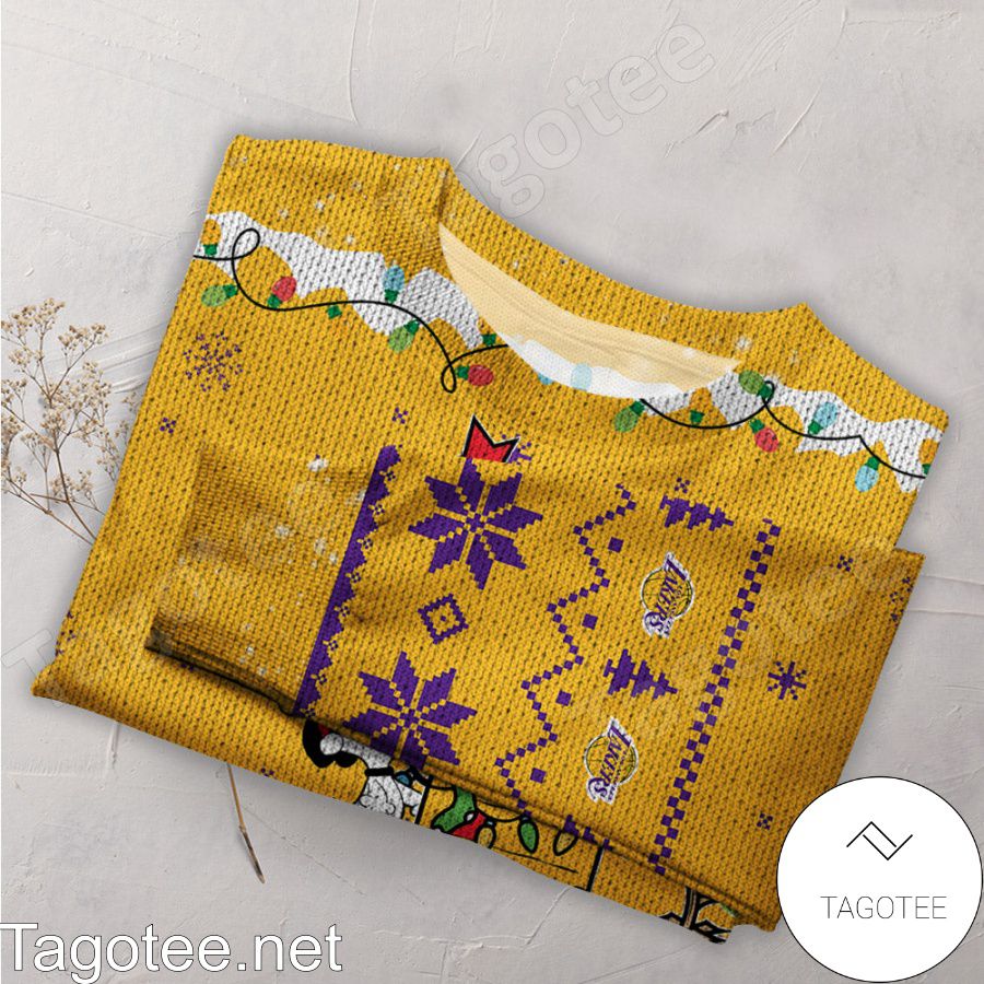 Los Angeles Lakers Sports Football American Ugly Christmas Sweater