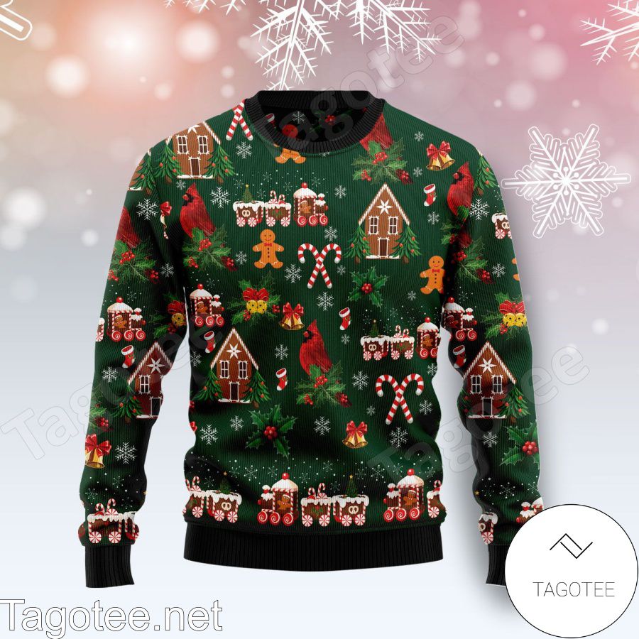 Love Cardinal Xmas Ugly Christmas Sweater