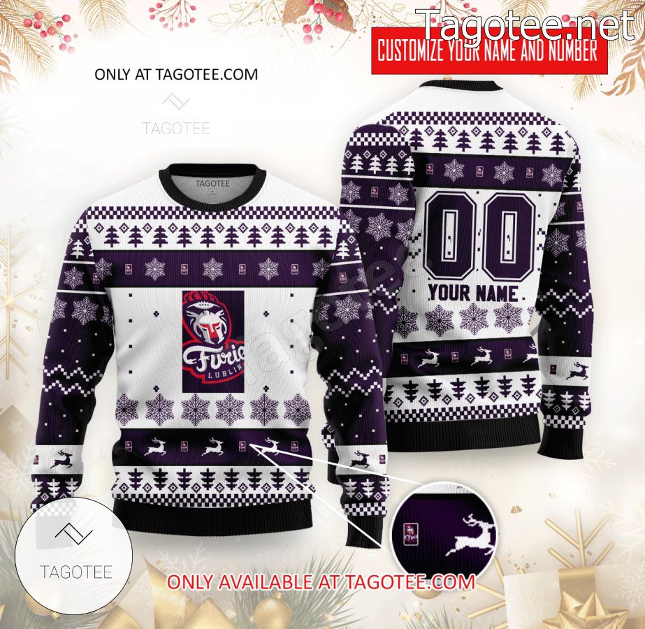 Lublin Women Basketball Custom Ugly Christmas Sweater - MiuShop