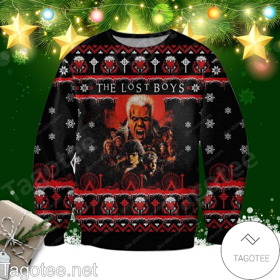 Marko Dwayne Star The Lost Boys Horror Movie Ugly Christmas Sweater