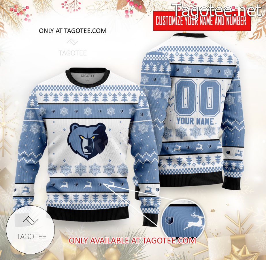 Memphis Grizzlies Basketball Custom Ugly Christmas Sweater - MiuShop
