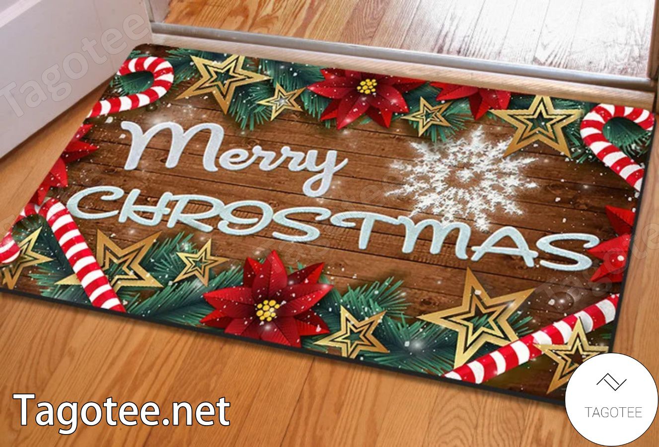 Merry Christmas Welcome Doormat a