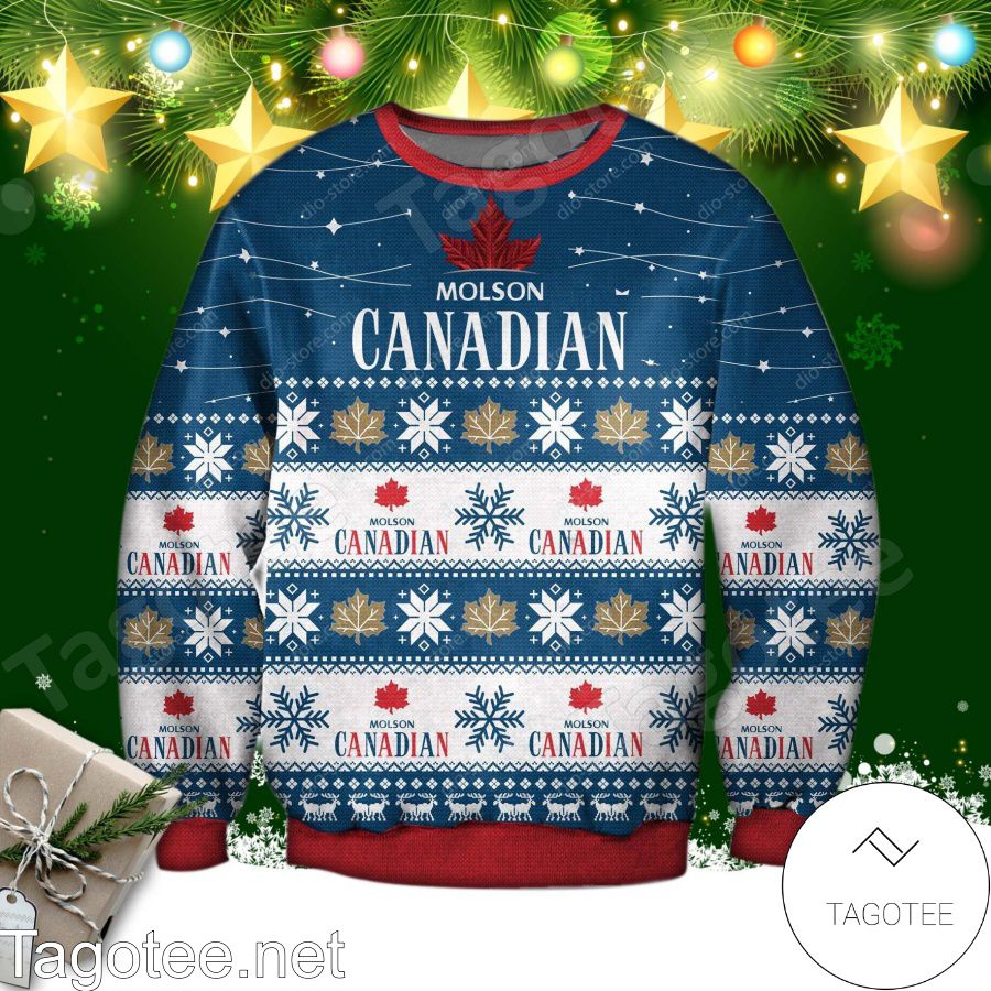 Molson Canadian Xmas Ugly Christmas Sweater