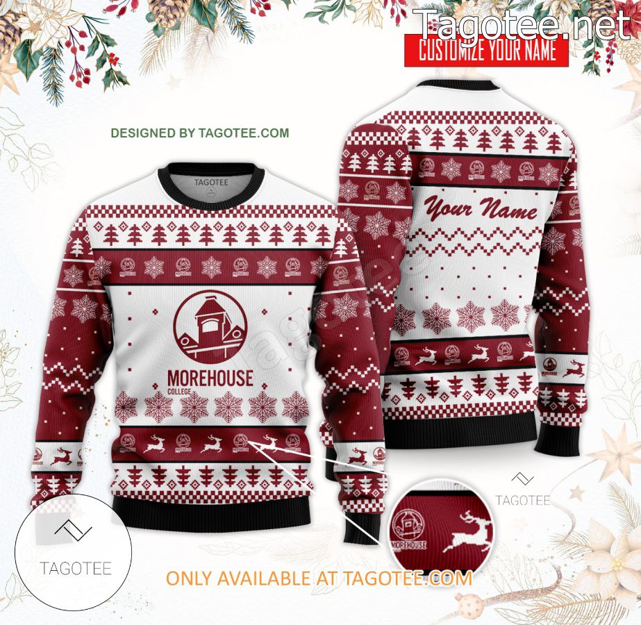Morehouse College Custom Ugly Christmas Sweater - BiShop