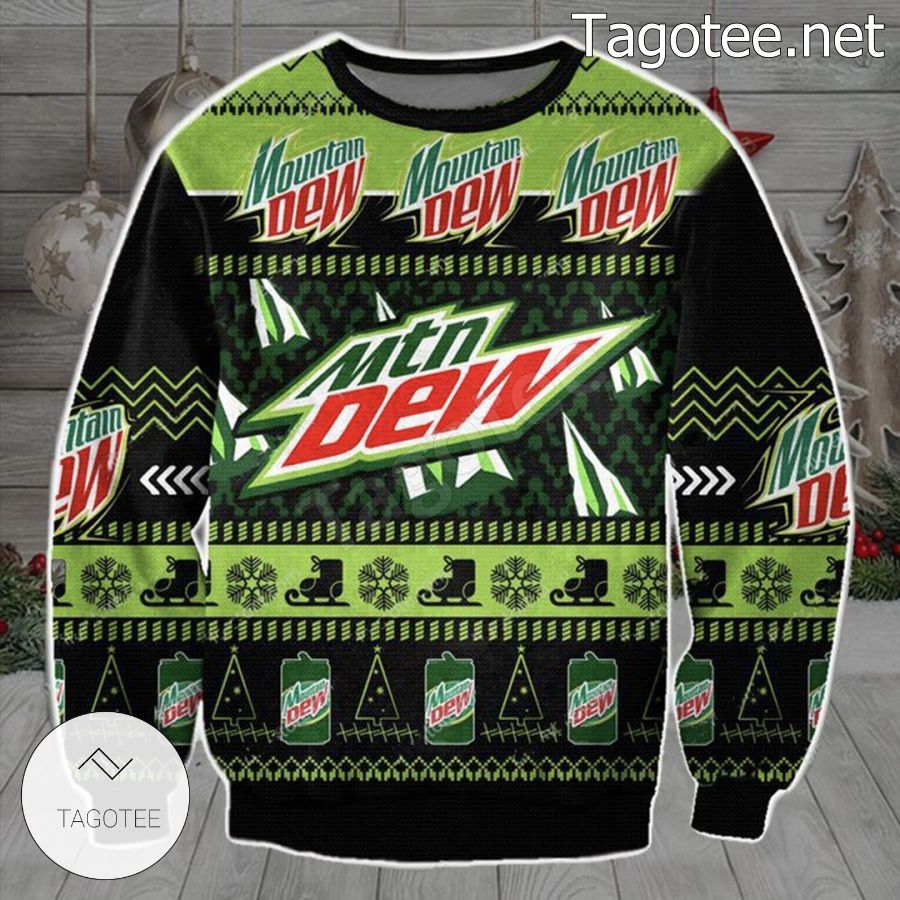Mountain Dew Holiday Ugly Christmas Sweater