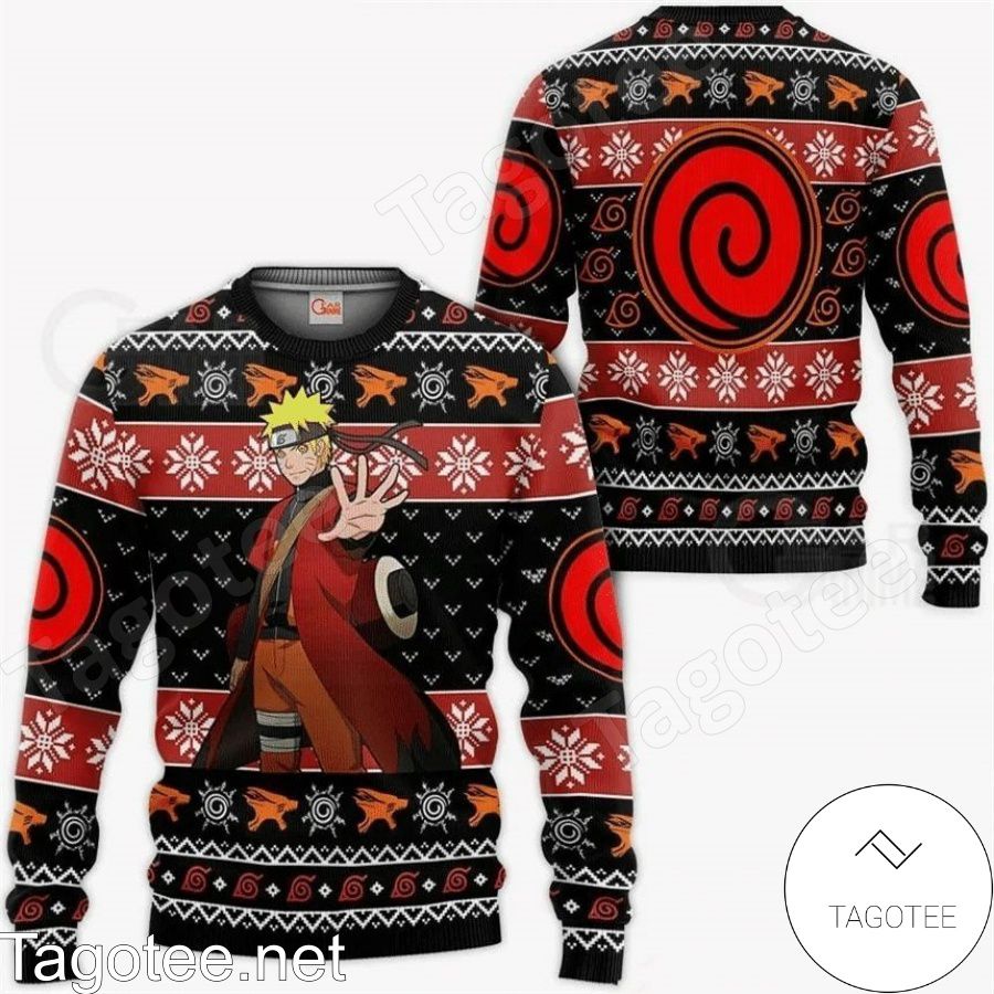 Naruto Sage Naruto Shippuden Manga Anime Xmas Ugly Christmas Sweater ...