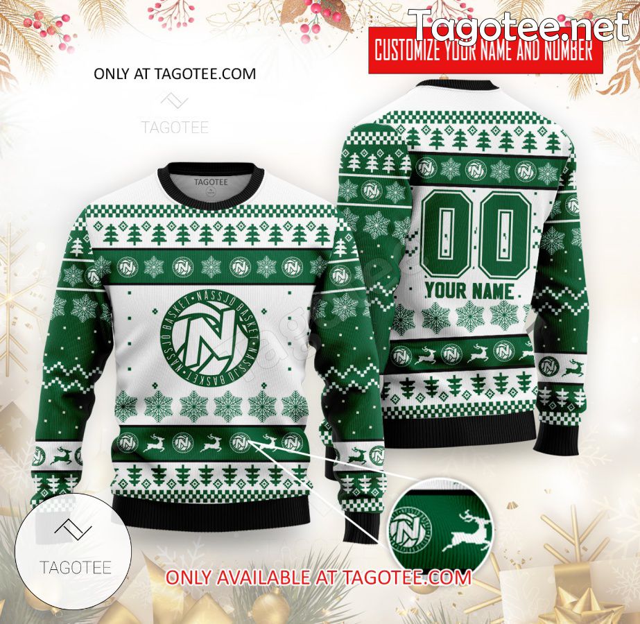Nassjo Basket Custom Ugly Christmas Sweater - EmonShop