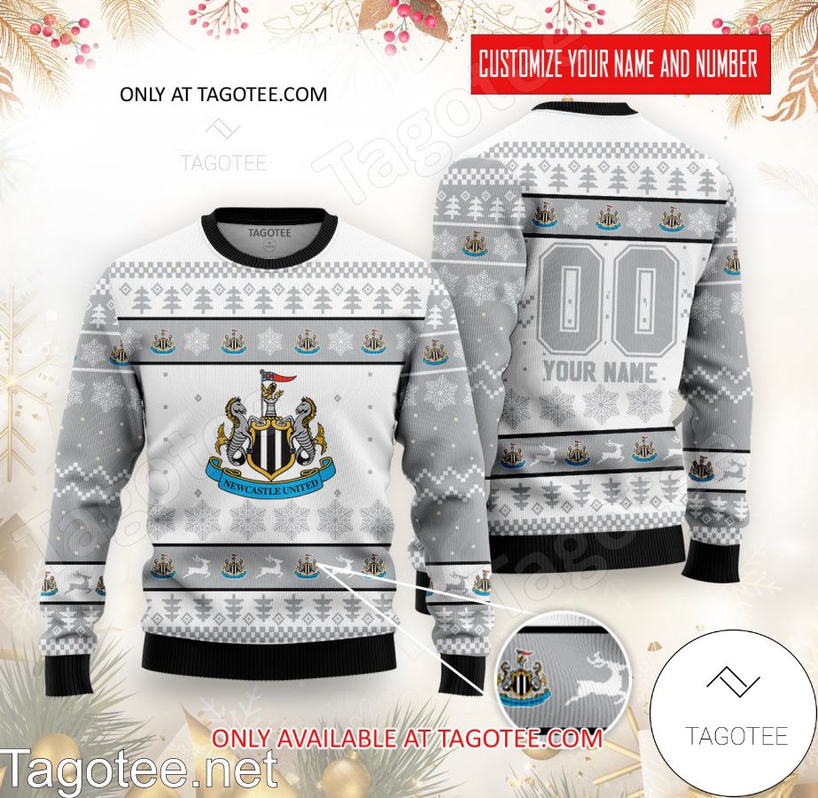 Newcastle United Custom Ugly Christmas Sweater