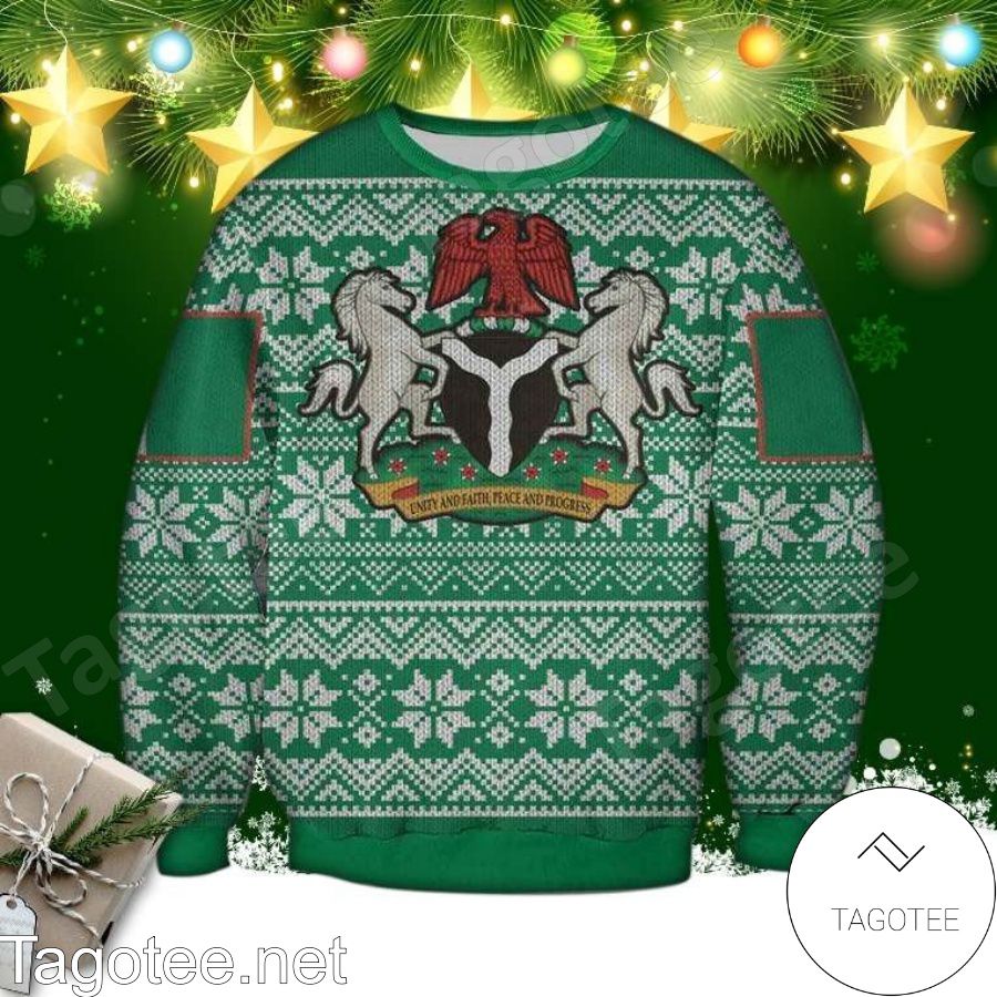 Nigeria Xmas Ugly Christmas Sweater