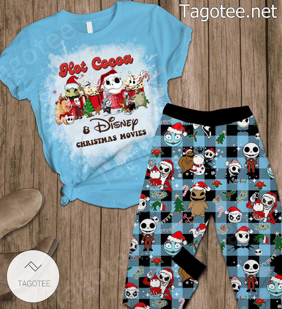 Nightmare Before Christmas Hot Cocoa Disney Christmas Movies Pajamas Set