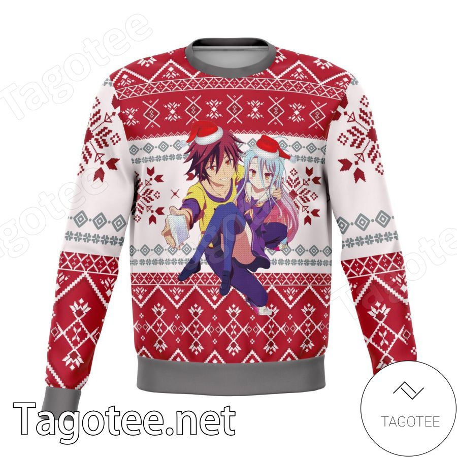 No Game No Life Anime Manga Premium Xmas Ugly Christmas Sweater