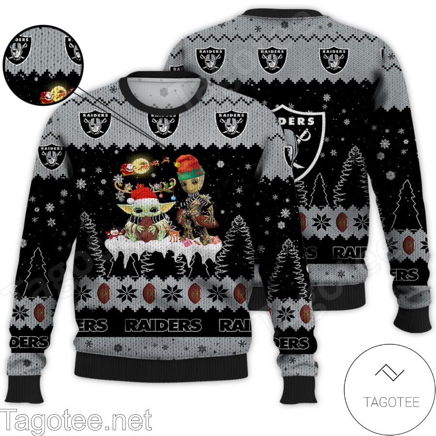 oakland raiders ugly sweater