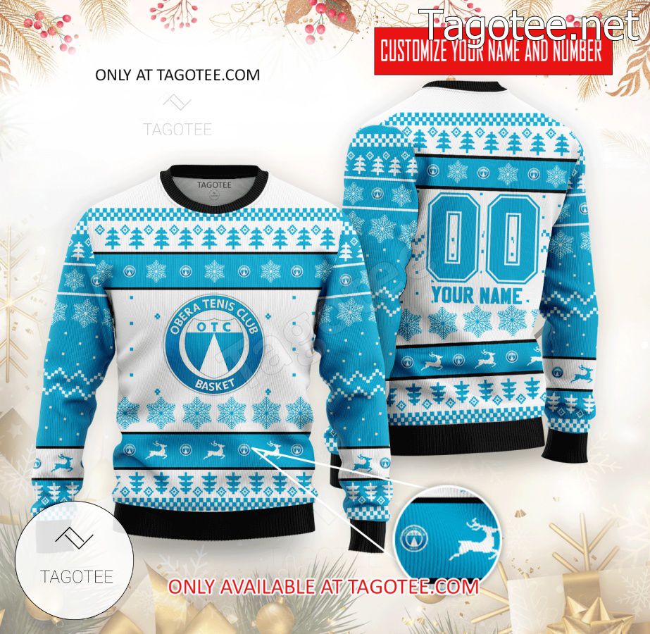 Obera TC Basketball Custom Ugly Christmas Sweater - MiuShop