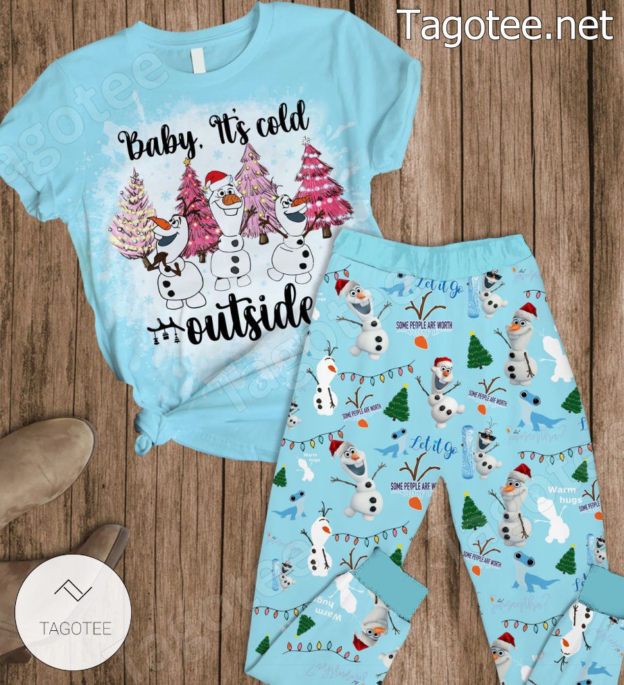 Olaf Baby It's Cold Outside Pajamas Set