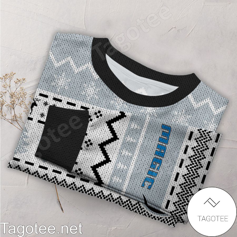 Orlando Magic NBA Basketball Knit Pattern Ugly Christmas Sweater a