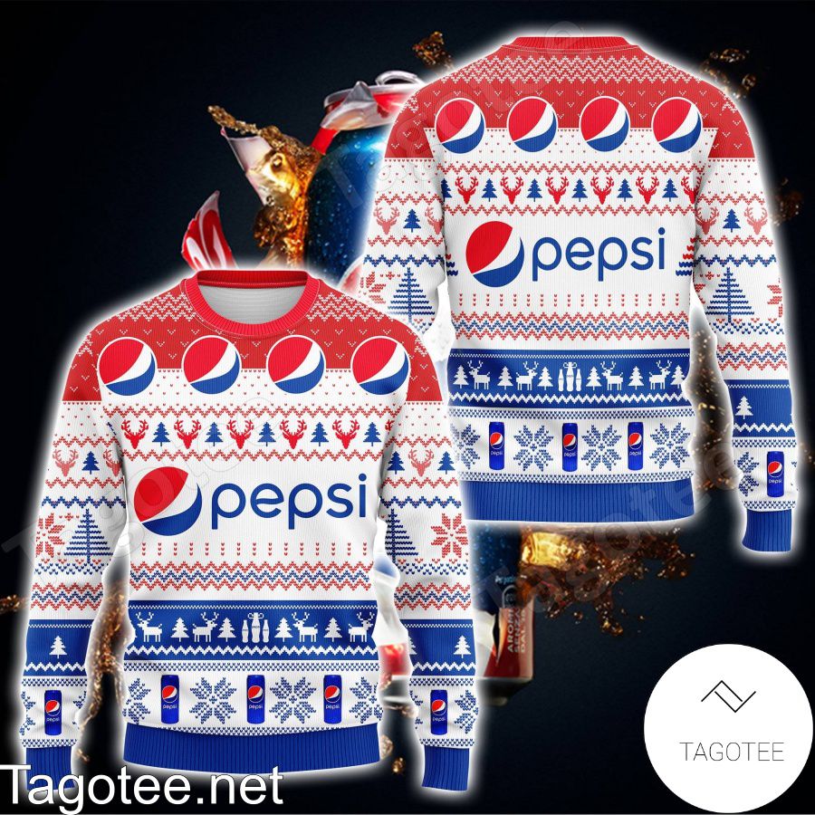 Pepsi PepsiCo Drink Ugly Christmas Sweater