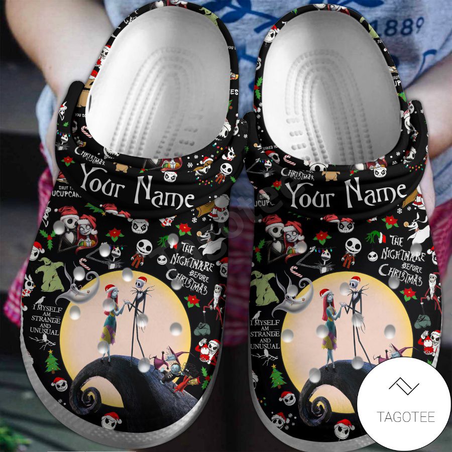 Personalized The Nightmare Before Christmas Crocs Clogs a