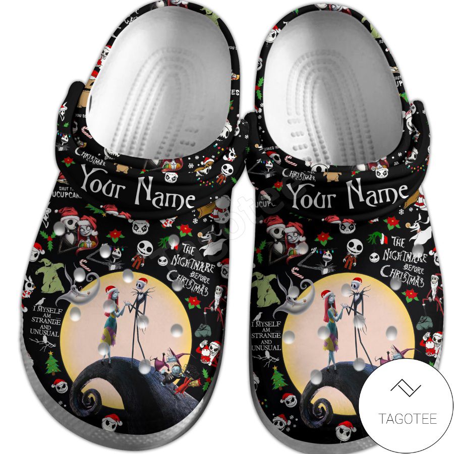 Personalized The Nightmare Before Christmas Crocs Clogs b