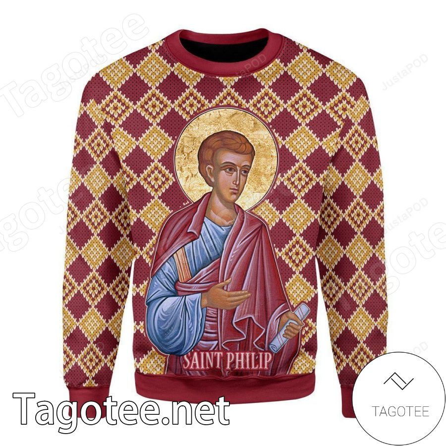 Philip The Apostle Xmas Ugly Christmas Sweater