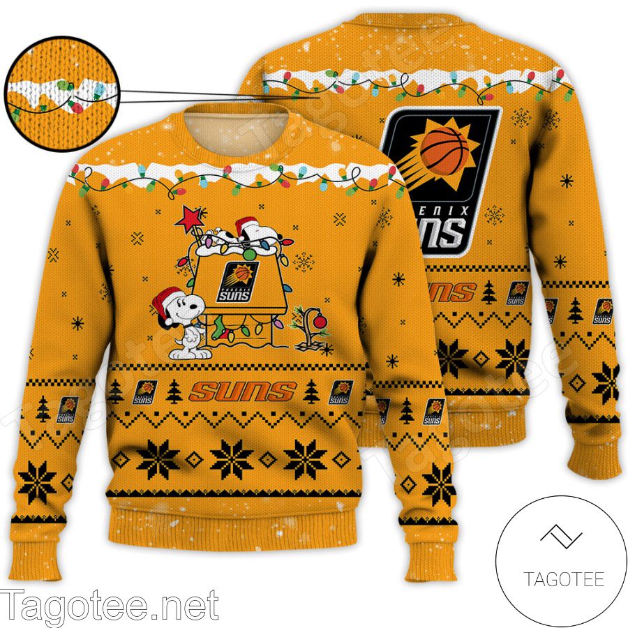 Denver Nuggets Snoopy NBA Ugly Christmas Sweater - Tagotee