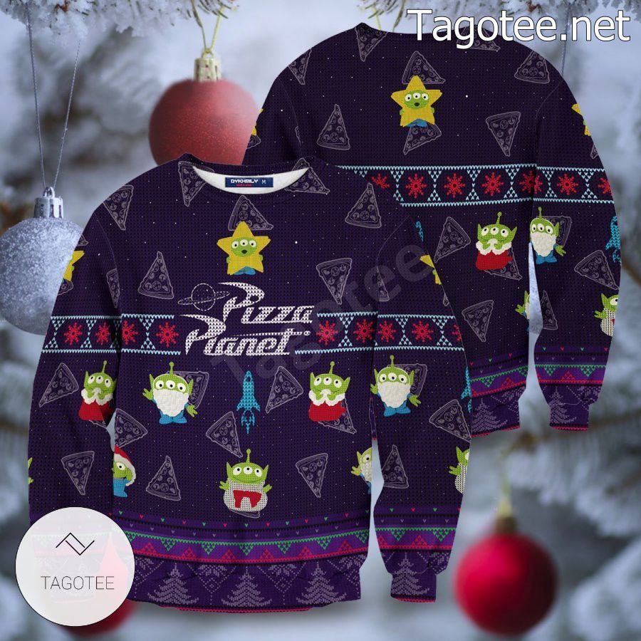 Pizza Planet Toy Story Xmas Ugly Christmas Sweater