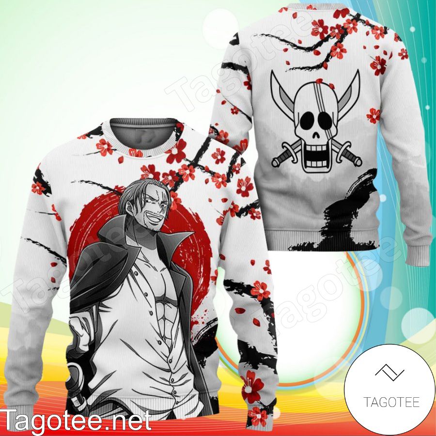 Red-Haired Shanks One Piece Manga Anime Xmas Ugly Christmas Sweater ...