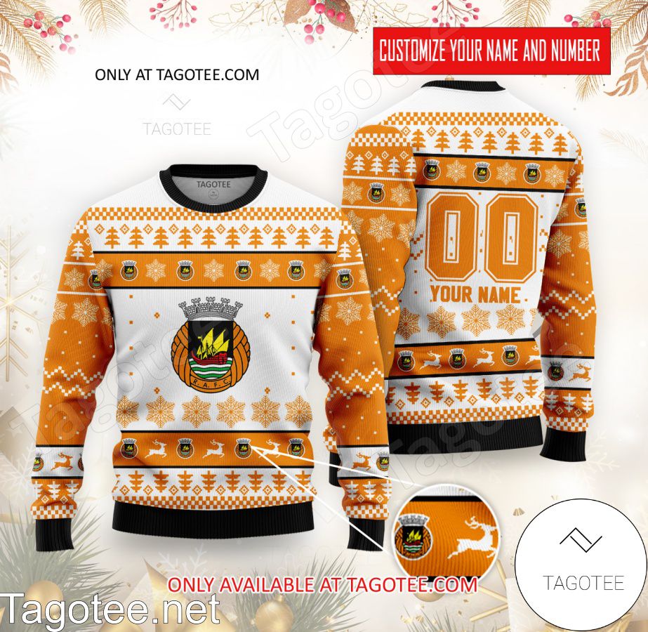 Rio Ave FC Custom Ugly Christmas Sweater