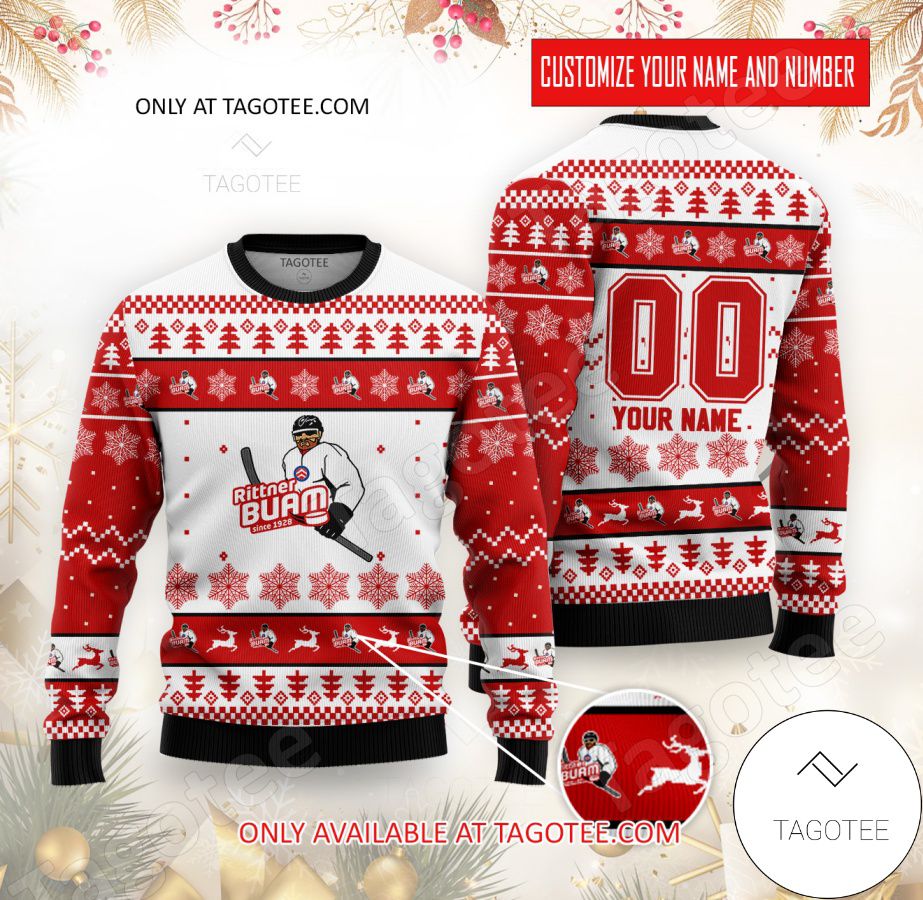Ritten Sport Hockey Custom Ugly Christmas Sweater - EmonShop