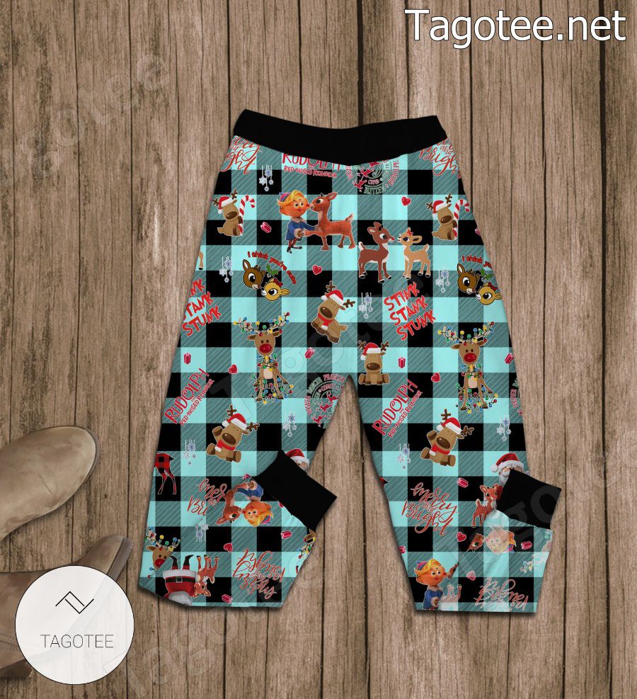 Rudolph The Red-nosed Reindeer Pajamas Set b