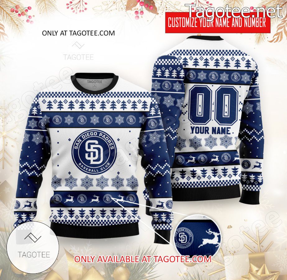 San Diego Padres Baseball Custom Ugly Christmas Sweater - EmonShop
