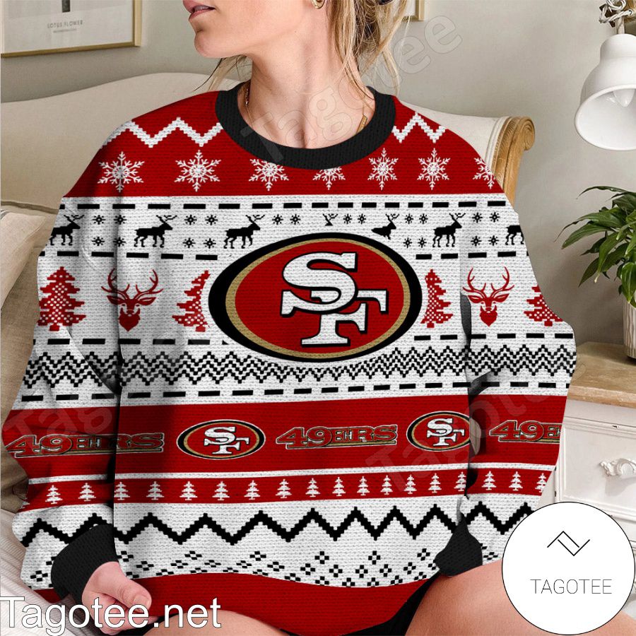 ugly christmas sweater 49ers