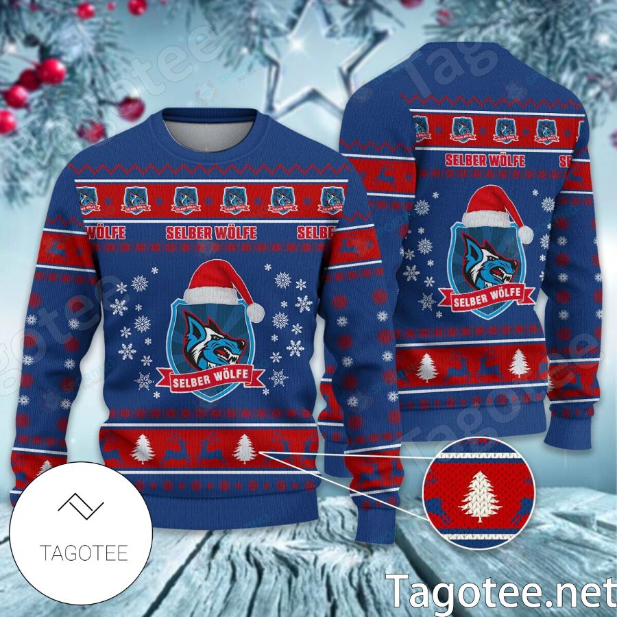 Selber Wölfe Sport Ugly Christmas Sweater