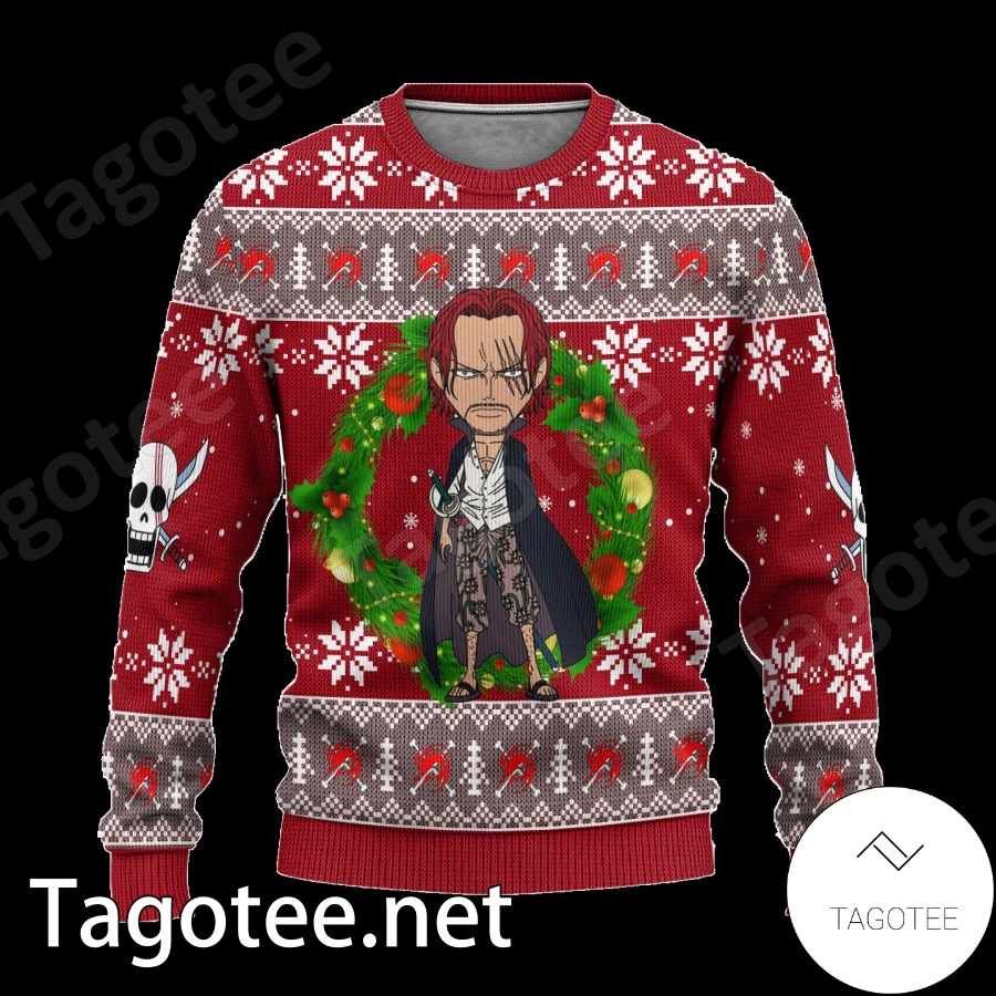 One Piece Luffy Gear 5 Ugly Christmas Sweater Xmas Gift