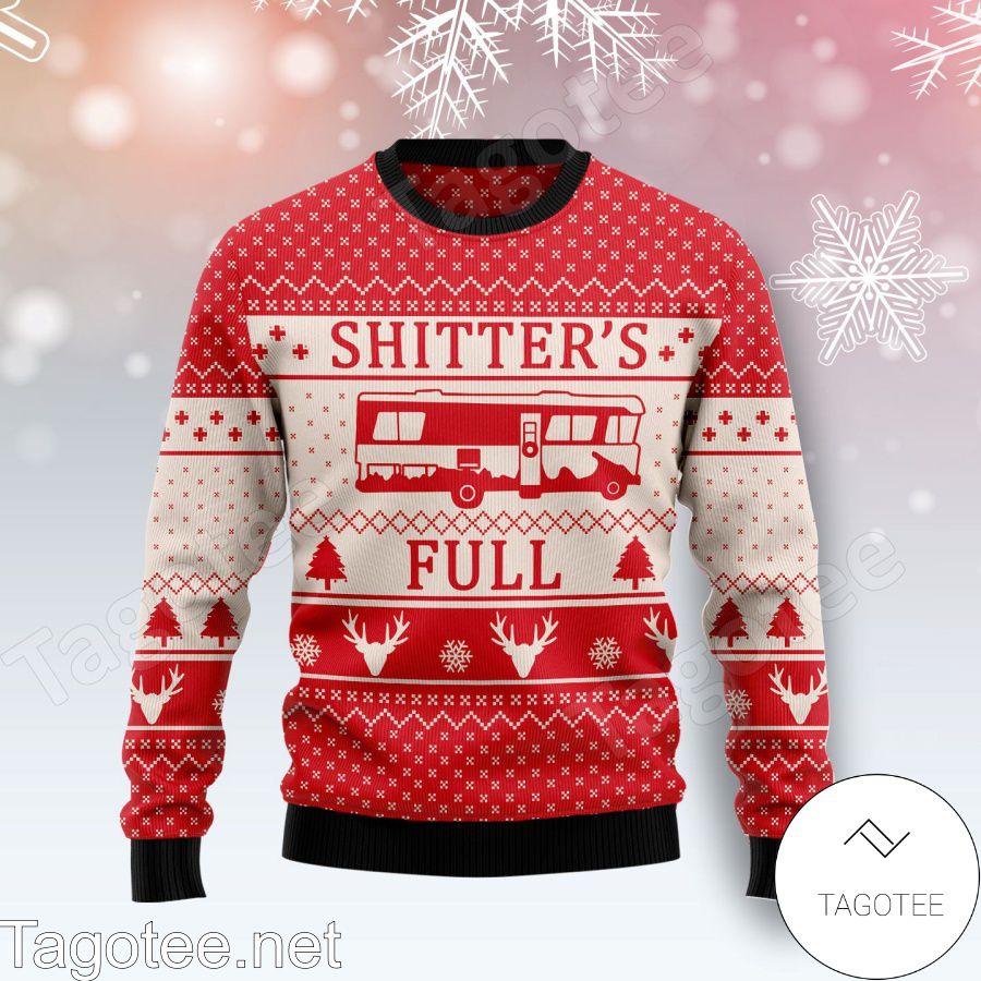 Shitter's Full National Lampoon's Christmas Vacation Ugly Christmas Sweater