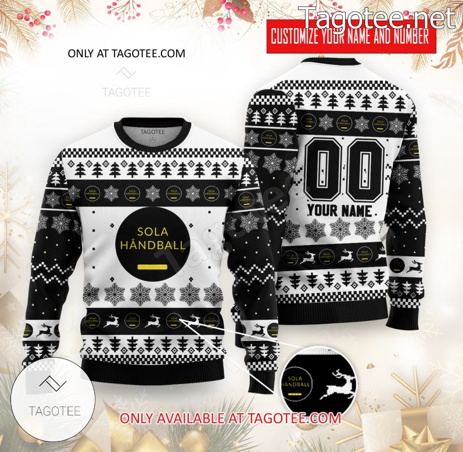 Sola HK Handball Custom Ugly Christmas Sweater - BiShop - Tagotee