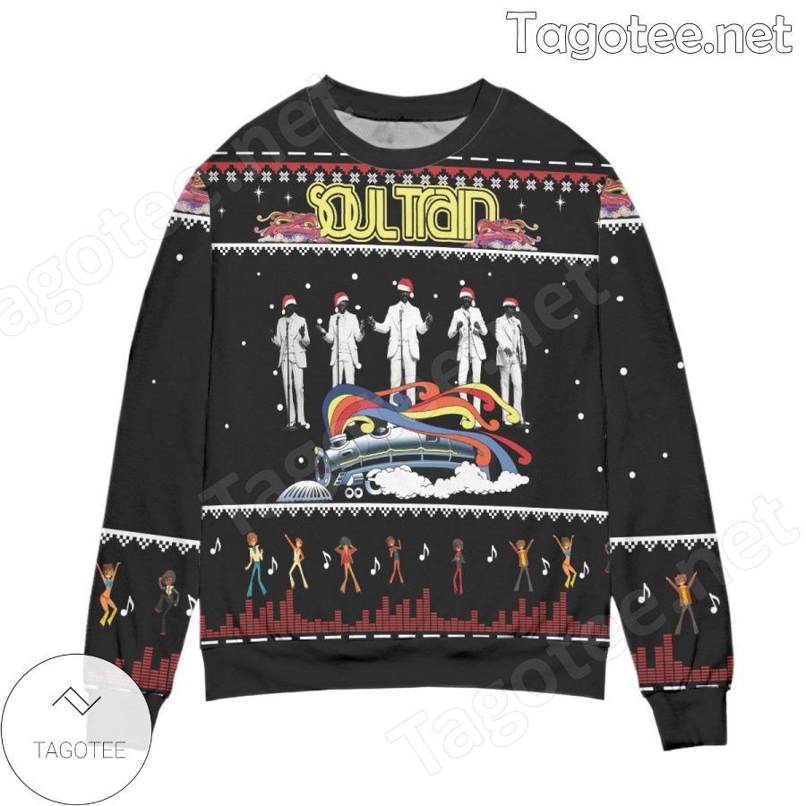 Soul Train Snowflake Holiday Ugly Christmas Sweater