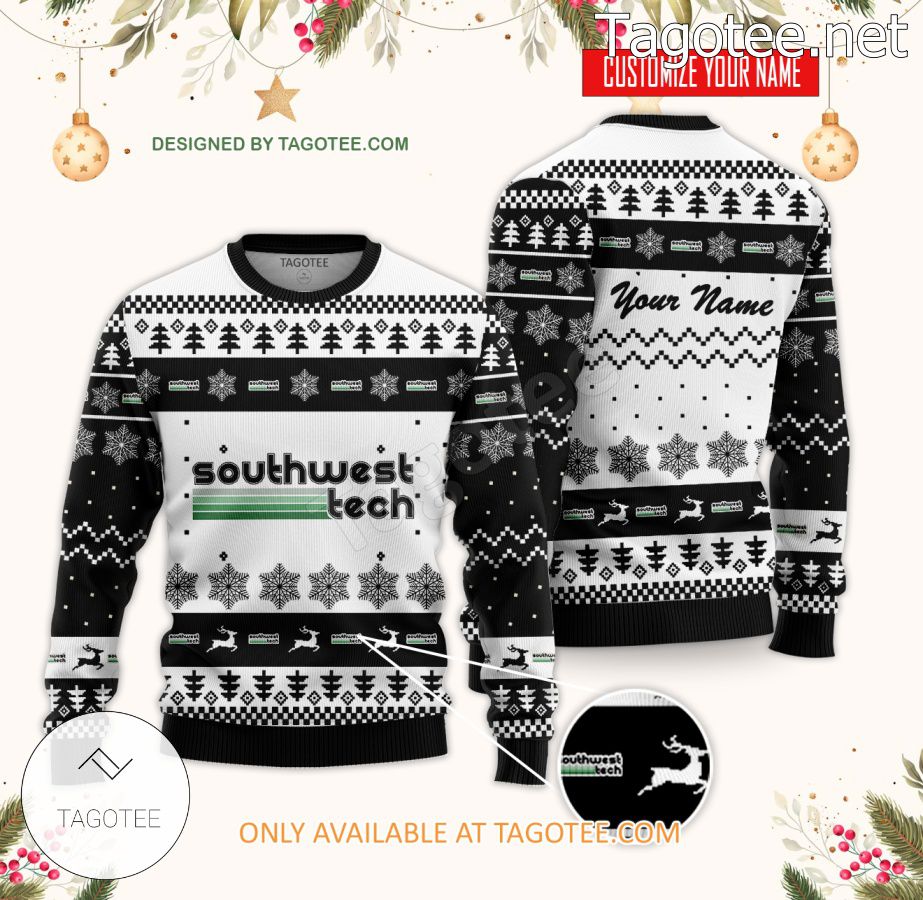 Southwest Technology Center Custom Ugly Christmas Sweater - BiShop