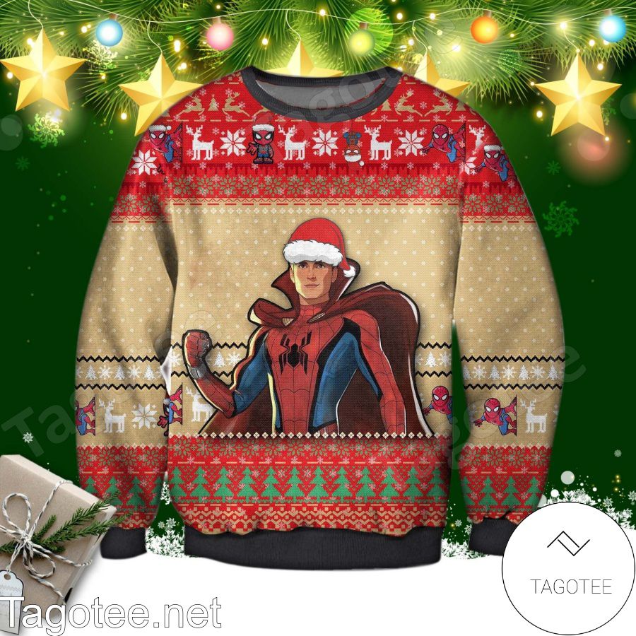 Spider Man Ugly Christmas Sweater 