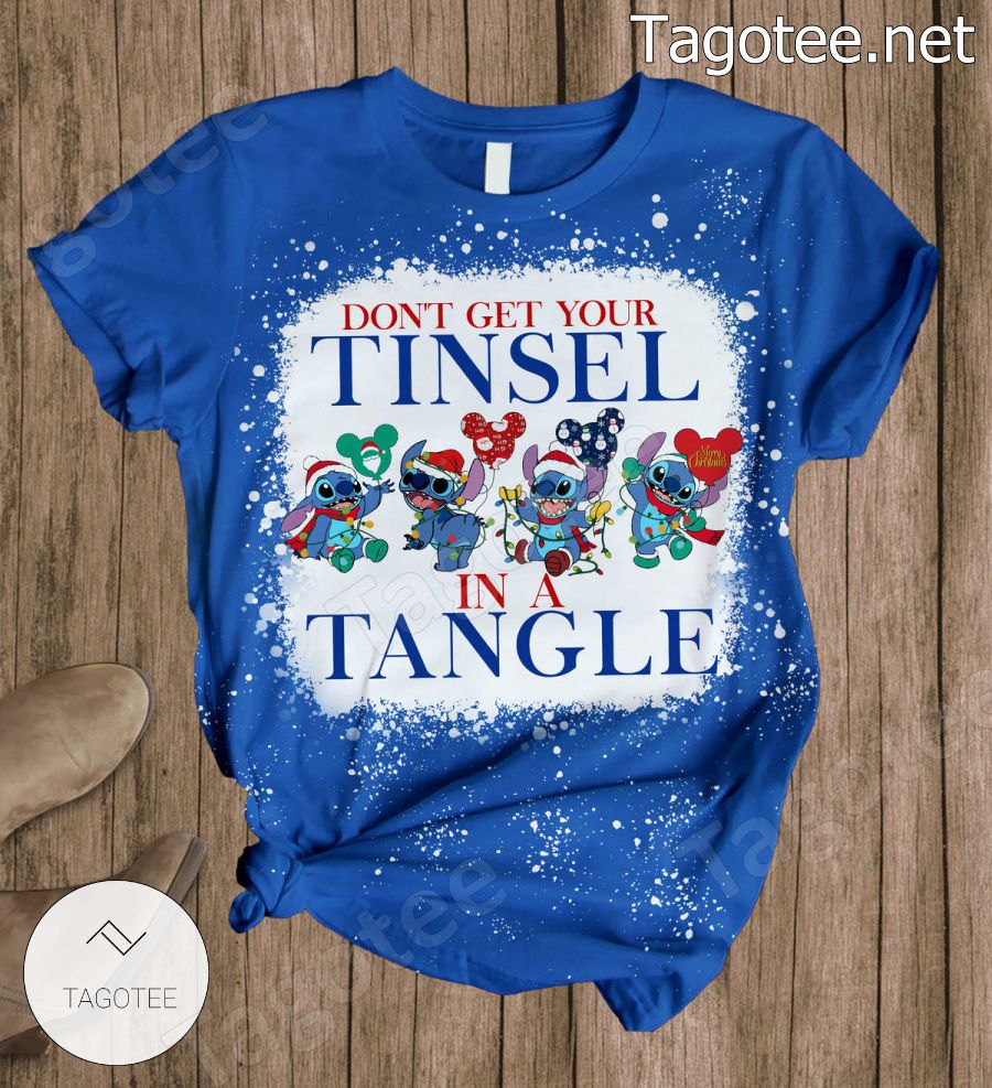 Stitch Don't Get Your Tinsel In A Tangle Pajamas Set a