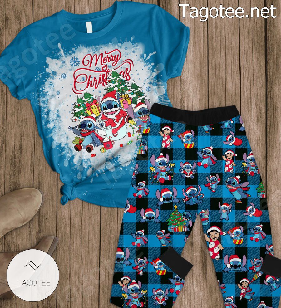 Stitch Merry Christmas Pajamas Set