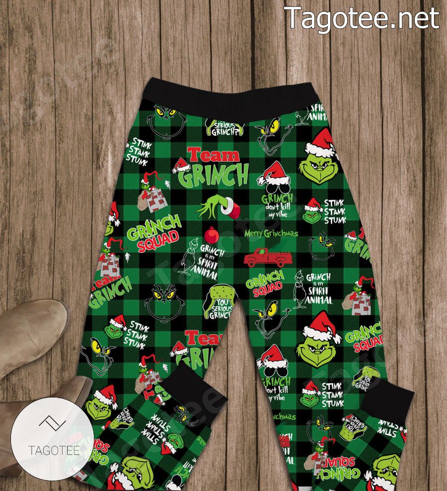 Team Grinch This Is My Hallmark Christmas Movies Pajamas Set b
