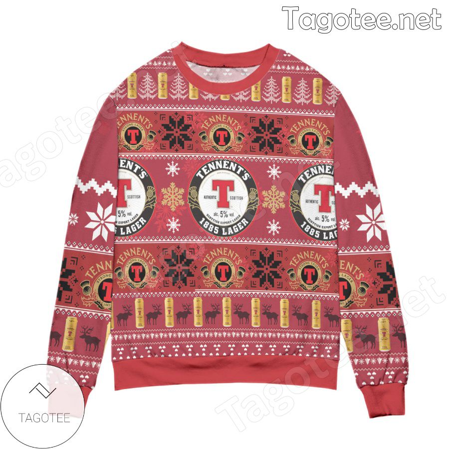 Tennent's 1985 Centenary Lager Holiday Ugly Christmas Sweater