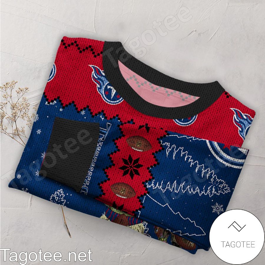 Los Angeles Rams Baby Groot And Grinch NFL Ugly Christmas Sweater - Tagotee