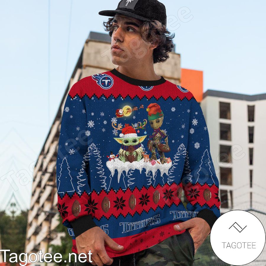 Funny Tennessee Titans Merry Ugly Christmas Sweater