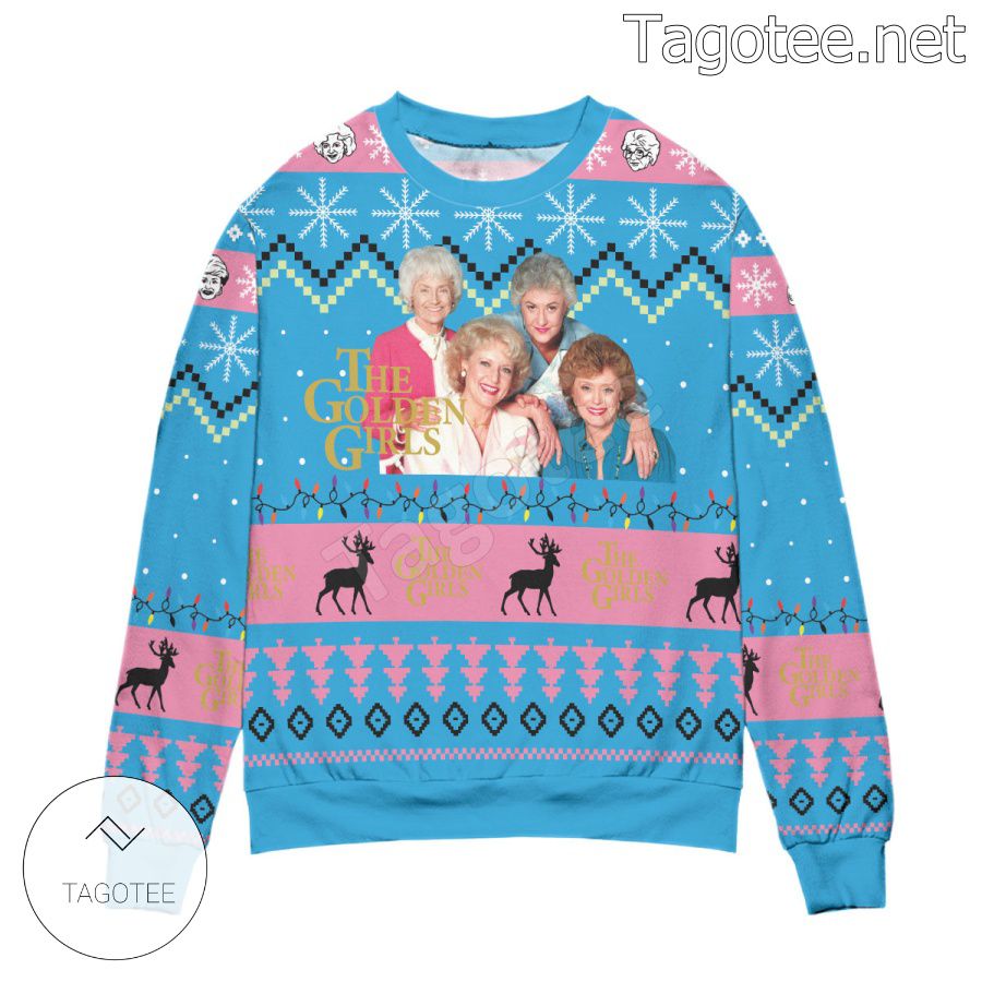 The Golden Girls Character Holiday Ugly Christmas Sweater