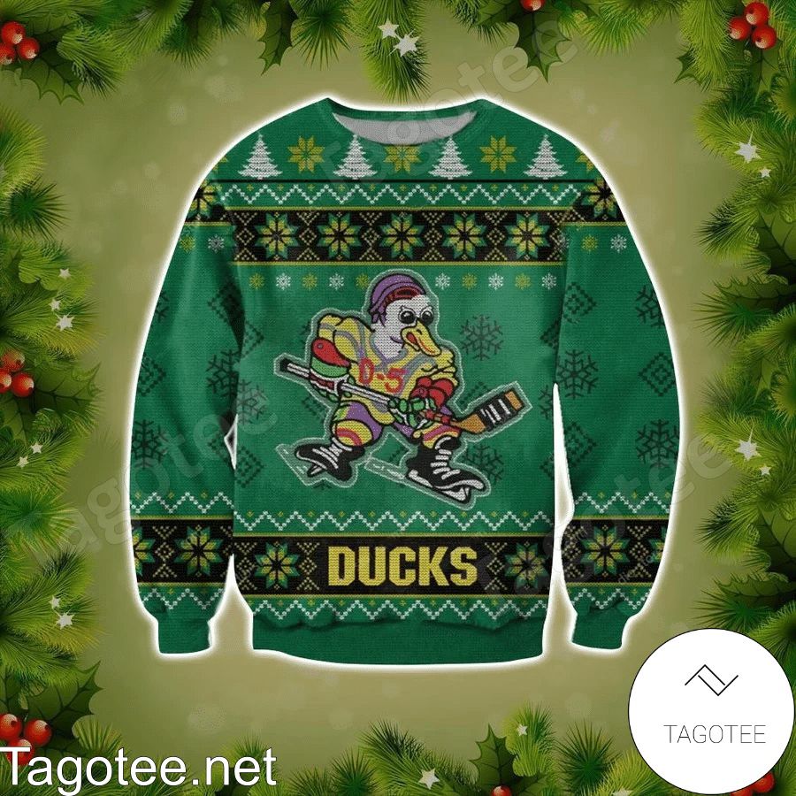 Mighty Ducks Ugly Christmas Sweatshirt